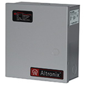 Altronix AL125UL Power Supply/Charger, Input 115VAC 50/60Hz at 0.6A, 2 PTC Outputs, 12/24VDC at 1A, Grey Enclosure