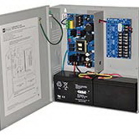 Altronix AL600ULPD8CB Power Supply/Charger, Input 115VAC 60Hz at 3.5A, 8 PTC Outputs, 12/24VDC at 6A, Grey Enclosure