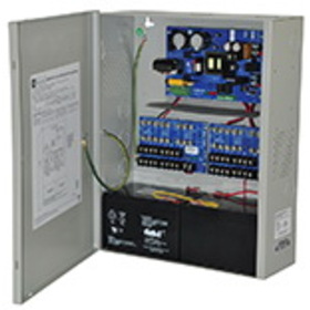 Altronix AL600ULXPD16 Power Supply/Charger, Input 115VAC 60Hz at 3.5A, 16 Fused Outputs, 12/24VDC at 6A, Grey Enclosure