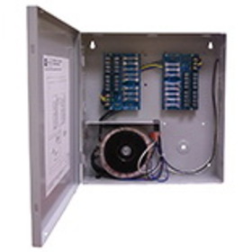 Altronix ALTV2416350 CCTV Power Supply, Input 115VAC 50/60Hz at 2.7A, 16 Fuse Protected Outputs, 24VAC at 14A or 28VAC at 12.5A, Grey Enclosure