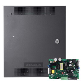 Securitron AQL4-D8E1 Switching Power Supply With Integrated Fire Alarm Interface3 A ATO Power Dist Module,E1 Enclosure,Black or White