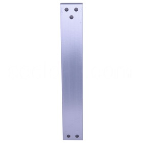 Securitron ASB-82CL Aluminum Spacer Bracket, M82, Blade Stop Applications, Satin Aluminum Clear Anodized