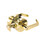 Yale AU4602LN 605 4600LN Grade 2 Cylindrical Lever Locks, Augusta Lever - Non-Keyed - Bright Brass Finish - Non-handed