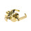 Yale AU4608LN 605 4600LN Grade 2 Cylindrical Lever Locks, Conventional Cylinder - Bright Brass Finish - Non-handed