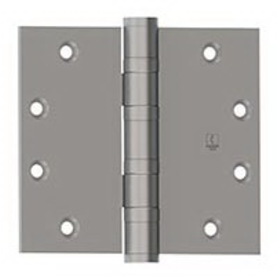 Hager BB1168 4-1/2X4-1/2 US26D Full Mortise Ball Bearing Hinge, Heavy Weight, 4-1/2" by 4-1/2", Steel, 5 Knuckle, Satin Chromium Plated Finish
