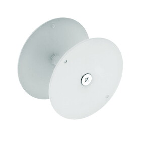 DON-JO BF-161-CP Hole Filler Plate, 2-5/8" Diameter, Steel, Covers Up to 2-1/8" Hole, Bright Chrome Finish