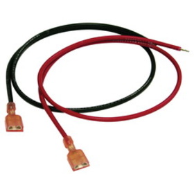 Altronix BL3 18" Battery Leads, 18 AWG Guage, 0.25" Push-in Connector, Black and Red