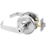 Corbin Russwin CL3120 NZD 626 Grade 1 Privacy Cylindrical Lock, Newport Lever, D Rose, Non-Keyed, Satin Chrome Finish, Non-handed