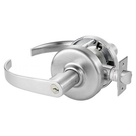 Corbin Russwin CL3855 PZD 626 Grade 2 Classroom Cylindrical Lock, Princeton Lever, Conventional Cylinder, Satin Chrome Finish, Non-handed