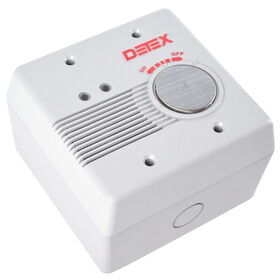 Detex CS-940S CS Series Remote Alarm, Surface Mount, 9VDC Battery Powered Remote Alarm, No Cylinder Required, Gray