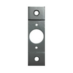 DON-JO CV-2414-SL Conversion Plate, Sargent Integra Lock to 161 Cylindrical Latch, 4-1/4" by 1-1/4" Steel, Aluminum Painted Finish