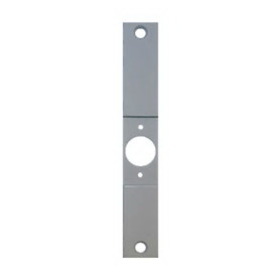 DON-JO CV-86 Conversion Plate, Mortise Lock 86 Cut Out to 161 Cylindrical Latch, 8" by 1-1/4" Steel, Prime Coat
