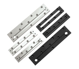 Securitron CWB-32CL Concrete/Wood Bracket, M32, Satin Aluminum Clear Anodized