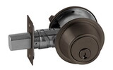 FALCON D241P 613 Grade 2 Deadbolt, Single Cylinder x Turn, Conventional Cylinder, Dark Oxidized Satin Bronze Oil Rubbed Finish, Non-Handed