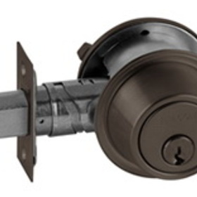 FALCON D241P 613 Grade 2 Deadbolt, Single Cylinder x Turn, Conventional Cylinder, Dark Oxidized Satin Bronze Oil Rubbed Finish, Non-Handed