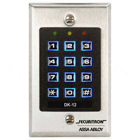 Securitron DK-12 Single Gang Digital Keypad, 99 Users