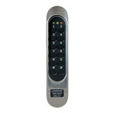 Securitron DK-37WBK Narrow Stile Indoor/Outdoor Digital Keypad, 12/24VAC/DC, Wiegand Output, Black Finish