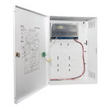 RCI DKPS-2A Power Supply, 110-220 VAC Input at 50/60Hz, 8 Outputs 12/24VDC at 2A, Selectable Fail Safe/Secure