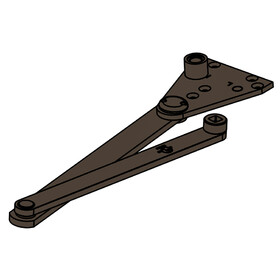 BEST DS90 695 Grade 1 Door Saver Parallel Arm Heavy Duty with Dead Stop, Dark Bronze Painted Finish, Non-Handed