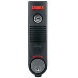 Detex EAX-500 BLACK W-CYL KA Exit Alarm, Surface Mount, Battery Powered, with Cylinder, Black Finish