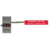 Detex ECL-230D-PH UL-Listed Panic Hardware Exit Control Lock, with Long Bar, 38 In. to 48 In. Door Width, Gray