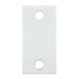 DON-JO EF-160-CP Latch Filler Plate, 2-1/4" by 1", Bright Chrome Finish