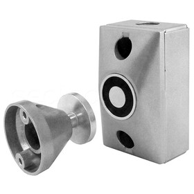 SDC EH301224A Magnetic Door Holder and Releasing Device, Surface Mount, 12/24VAC/DC, Aluminum Painted