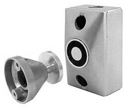 SDC EH3024120A Magnetic Door Holder and Releasing Device, Surface Mount, 24VAC/DC/120VAC, Aluminum Painted