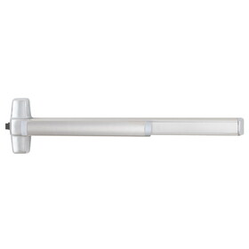 Von Duprin QEL98EO 3 26D Grade 1 Rim Exit Device, 36" Length, Exit Only, Less Dogging, Motorized Latch Retraction, Satin Chrome Finish, Non-Handed