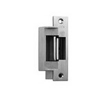RCI F1119-01 32D Fire Rated Electric Strike, 9 in. Faceplate, For 3/4 In. Projection Latches, 11-16 VAC, Fail Secure, Satin Stainless Steel
