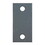 DON-JO FB-225-PC Flush Bolt Strike Filler Plate, 2-1/4" by 15/16", Primed for Painting