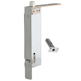 Ives FB42-WD US32D Automatic Flushbolt,Top Bolt with Auxiliary Fire Latch,Wood Doors,Satin Stainless Steel