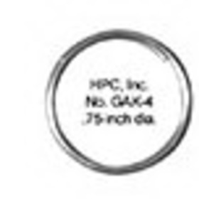Hpc GAK-6 Give-Away Key Rings, 1" Diameter, 1000 Box