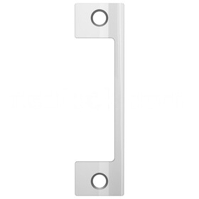 HES HM 629 Faceplate Only, 1006 Series, 4-7/8" x 1-1/4", Use with Mortise Locks with 1" Deadbolt, Bright Stainless Steel
