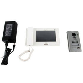 Aiphone JPS-4AED 7" Touchscreen Handset/Hands-Free 4 X 8 Color Video Set