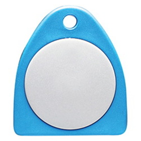 Isonas KF-3 PRICE BASED ON QTY Proximity Key Fobs, RFID Technology, PVC, Blue/Grey, Available in Proprietary and HID formats