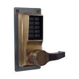 DormaKaba LRP1010-05-41 Exit Trim Lever Lock, Combination Only, Right Hand Reverse, Antique Brass