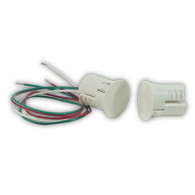 SDC MC-4PAK Recessed Magnetic Door Position Switch (3/4", SPDT, 30VDC, 50mA), UL10C Fire Rated, 10 Pack