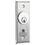 Alarm Controls MCK-2 Keyswitch,Narrow Stile,SPDT Momentary,Green LED,Satin Stainless Steel