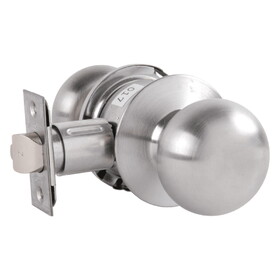 Arrow MK01-TA-26D Grade 2 Passage Cylindrical Lock, Tudor Knob, Non-Keyed, Satin Chrome Finish, Non-handed