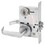 Corbin Russwin ML2051 NSA 626 LC Entrance or Office Mortise Lock, NS Lever, A Rose, Satin Chrome