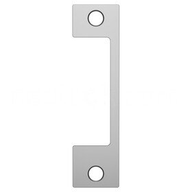 HES NM 630 Faceplate Only, 1006 Series, 4-7/8" x 1-1/4", Use with Mortise Locks with 1" Deadbolt, Satin Stainless Steel