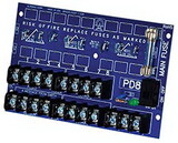 Altronix PD8CB Power Distribution Module, 12/24VDC Up to 10A Input, 8 PTC Outputs Up to 28VAC/DC