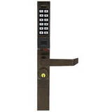 Alarm Lock PDL1300/10B1 Pushbutton Aluminum Door Trim, with Prox Reader, 2000 Users, 40,000 Event Audit Trail, Straight Lever, Oil Rubbed Bronze