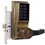 Kaba R8146B-05-41 Mortise Combination Lever Lock,Key Override,Passage,Lockout,6/7-Pin SFIC Prep,Less Core,Antique Brass