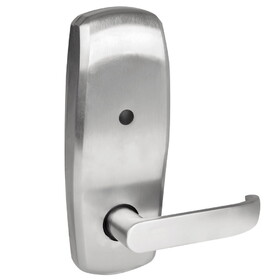 Dormakaba RM1200C-26D InSync Battery Operated ASM Mortise Lock,Auto Deadbolt,Unit,Continental Lever,Left Hand,Satin Chrome