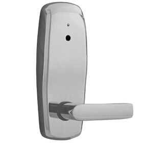 Dormakaba RMA200G-26D InSync Battery Operated ASM Mortise Lock,Auto Deadbolt,Unit,Gala Lever,Left Hand,Satin Chrome