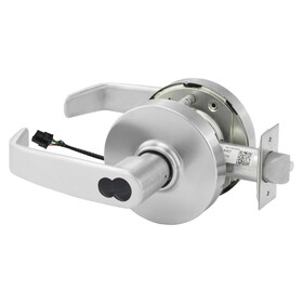 Sargent RX2860-10G71-12V LL 26D Electrified Cylindrical Lock, Fail Secure, 12V, LL Design, LFIC Prep, Less Core, RX Switch, Satin Chrome