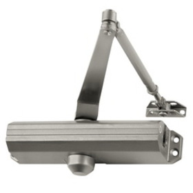FALCON SC61A HwPA AL SC60 Series Light-Medium Duty Closer, Hold Open Arm, with PA Bracket, Less Cover, Aluminum Painted