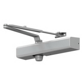 FALCON SC81A SS AL SC80 Series Medium Duty Closer, Spring N Stop, Attached PA Bracket, SLIM Cover, Aluminum Painted